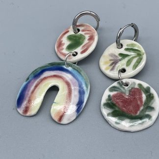 Pendientes combo arcoiris